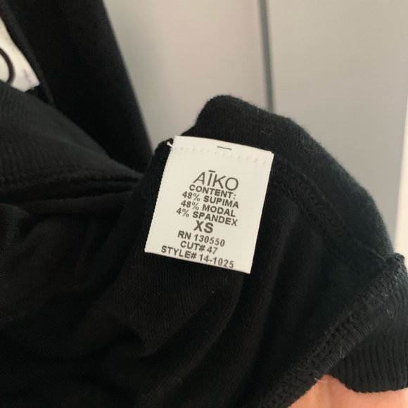 Aiko Black Crop Vest - Picture 3 of 5